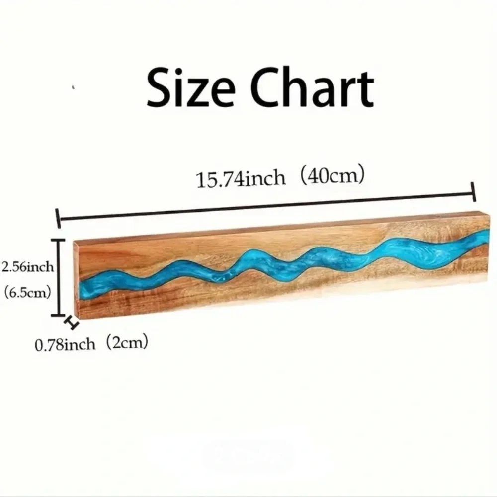 Magnetic Wood Knife Holder 
for Wall Mounting - Picture 4 of 6